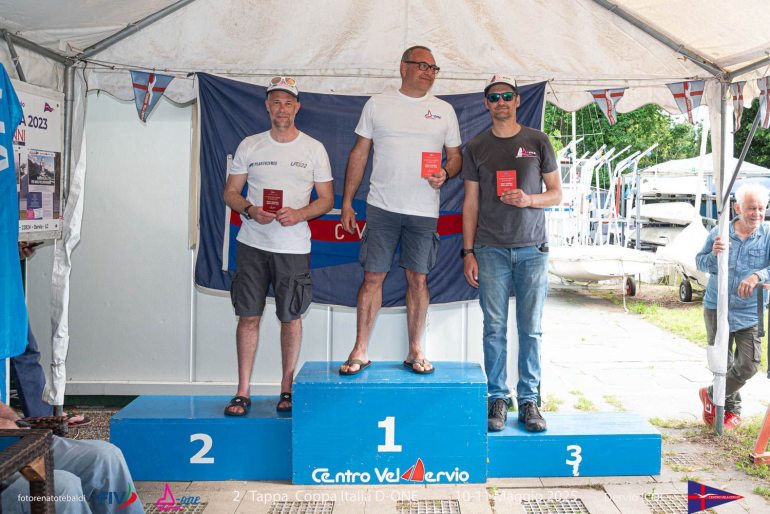Podio per Alessandro Gasparini a Dervio alla 1a prova dell'Italia Cup D-One, mentre i 470isti sono stati impegnati alla Revival Cup
